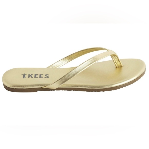 TKEES Mini Gold Sandal - Picture 1 of 3